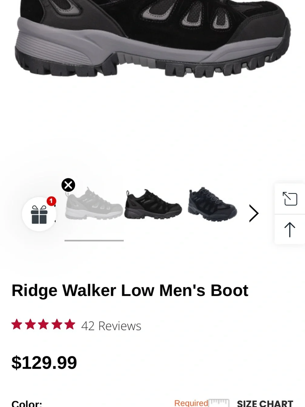 Propet Men's Black Waterproof Trail Boots
